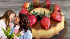 Chocoflan con fresas, el postre más sencillo y delicioso para sorprender a mamá el 10 de mayo