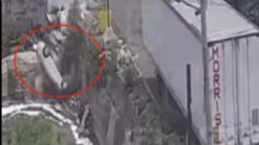 Fuerte accidente en Naucalpan: conductora se queda sin frenos y vuelca hacia el Río Hondo | VIDEO