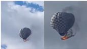 Foto ilustrativa de la nota titulada: Globo aerostático se incendia y cae en Zacatecas, hay una persona muerta | IMÁGENES FUERTES