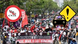 Foto que representa a CNTE continuará movilizaciones en CDMX este lunes 26 de mayo de 2025: ¿qué zonas se verán afectadas?