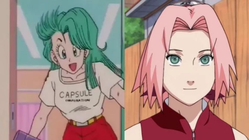 Cómo se vería la genial fusión entre Bulma y Sakura de Naruto, según IA