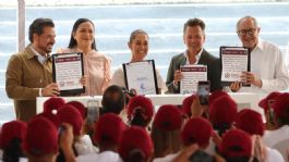 Foto que representa a Secretaría de Bienestar e IMSS suscriben convenio de colaboración para el programa Salud Casa por Casa, Claudia Sheinbau