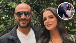 Foto que representa a Adianez Hernández celebra su baby shower junto a su esposo, Augusto Bravo