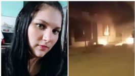 Foto que representa a Vecinos de Tamara queman la casa del principal sospechoso por su desaparición, piden justicia