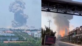 Foto que representa a Así fue la explosión en un taller químico que dejó 5 muertos y 6 desaparecidos en China | VIDEO