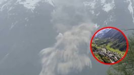 Foto que representa a Momento exacto del colapso del glaciar Birch que destruyó un poblado en Suiza | VIDEO