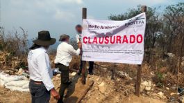 Foto que representa a Profepa clausura e impone medidas correctivas urgentes a relleno sanitario, en Tuxtla Gutiérrez