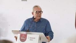Foto que representa a Queremos distribuir el beneficio social en todo el estado: Rubén Rocha Moya
