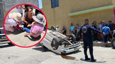 Automovilista atropella a adulta mayor en Ecatepec, intenta darse a la fuga y se voltea | FOTO