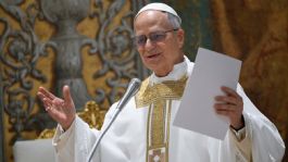 Foto que representa a El Papa León XIV ofrece ser mediador entre los países en conflicto bélico