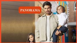 Foto que representa a PANORAMA presenta a Brandon Peniche junto a sus hijos Alessia y Bosco