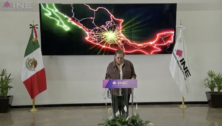 el ine dio avances del conteo