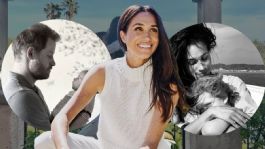 Foto que representa a Meghan Markle muestra por primera vez el rostro de Lilibet Diana junto al príncipe Harry: "La niña de papá" | FOTOS