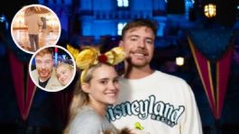 Foto que representa a MrBeast rentó Disney por medio millón de dólares para una cita con su prometida, Thea Booysen