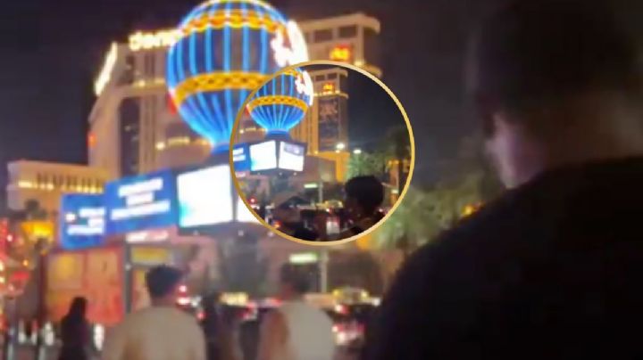 Youtuber Finny Da Legend graba balacera durante transmisión en VIVO en las fuentes del Bellagio, Las Vegas | VIDEO